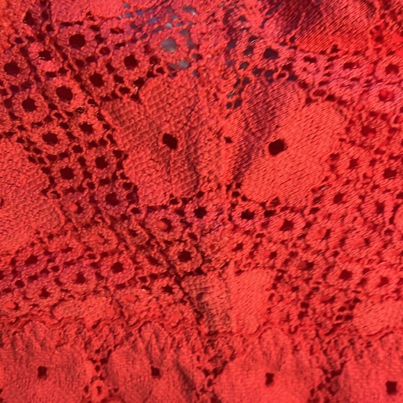 32D Super soft peachy orange lace racer back bra by Aerie. - Picture 7 of 8